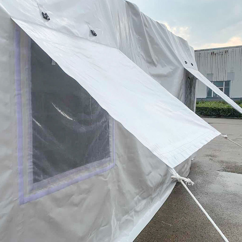 Tenda Relief Struktur Rangka Baja Tertutup Membran Tipe 5x7m