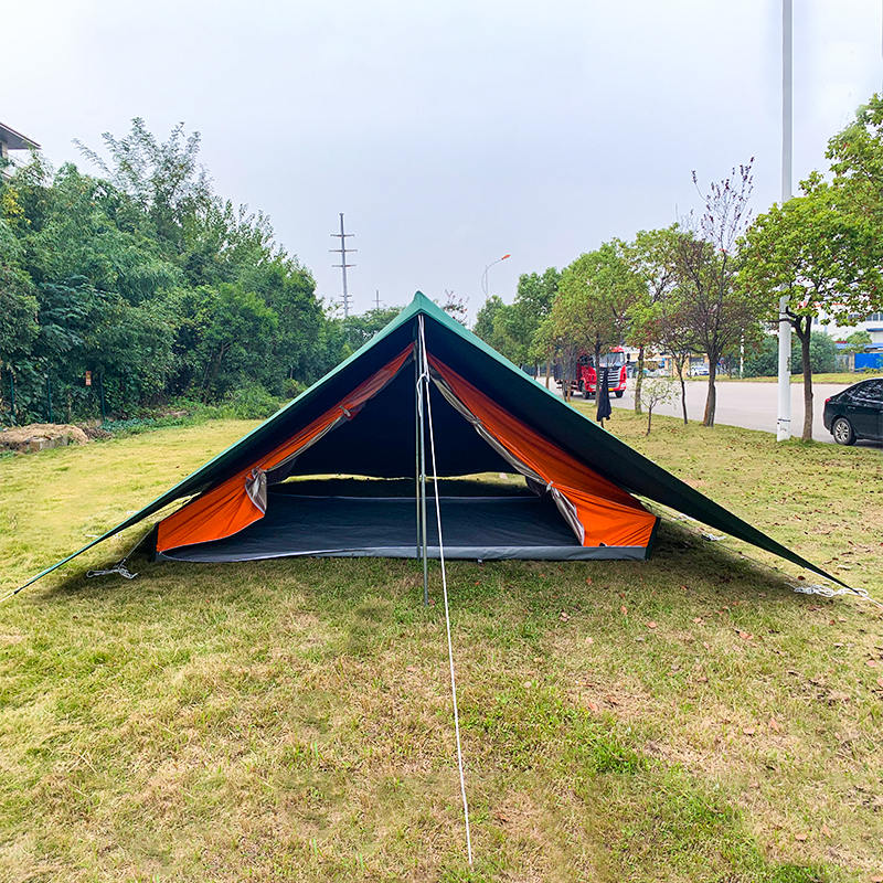 Tenda Kanvas Pramuka Tradisional 5,2x5,5m untuk 8 Orang