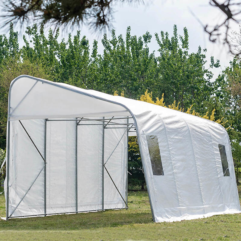 Garasi dan Tempat Berteduh Sementara Lereng Sigle PE 3,2x6,1m (10,6