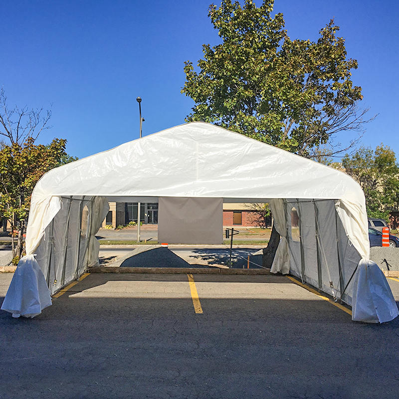 Garasi Portabel Tugas Berat Penampungan Mobil Ganda 6x6m (20