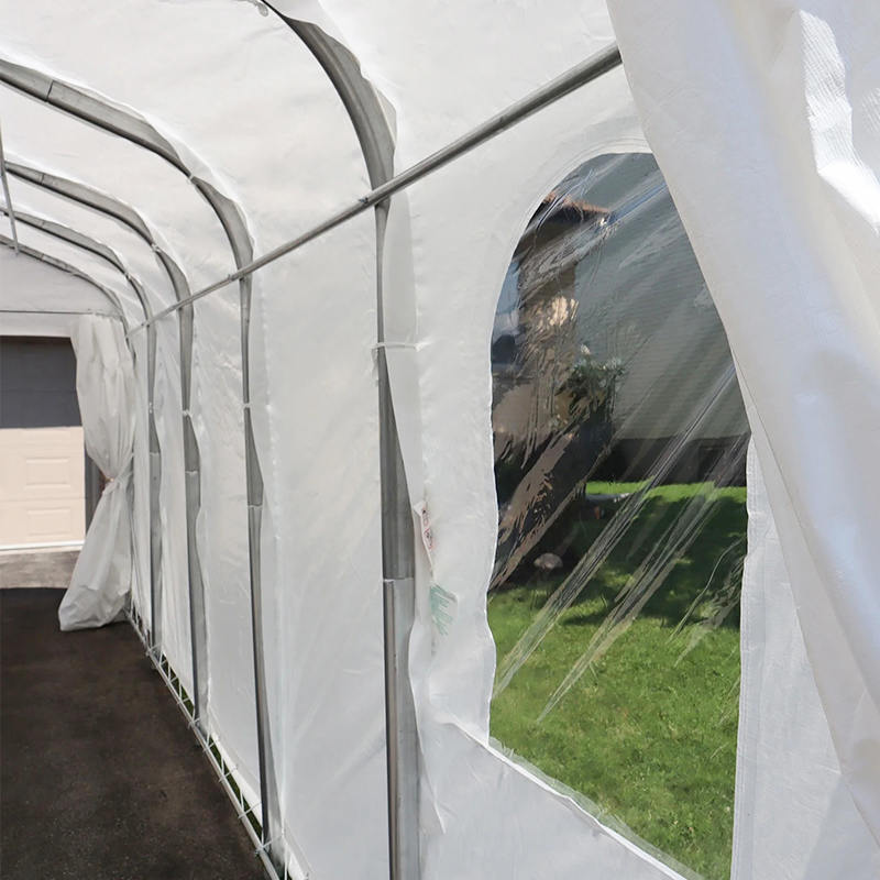 Garasi Portabel Tugas Berat Penampungan Mobil Ganda 6x6m (20