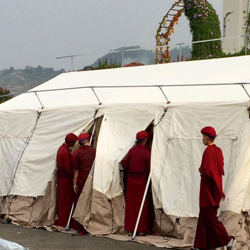 Tenda Dasar Tenda Serba Guna Standar MSF/ICRC/IFRC 45m² Digunakan untuk Sekolah, Kantor, Klinik