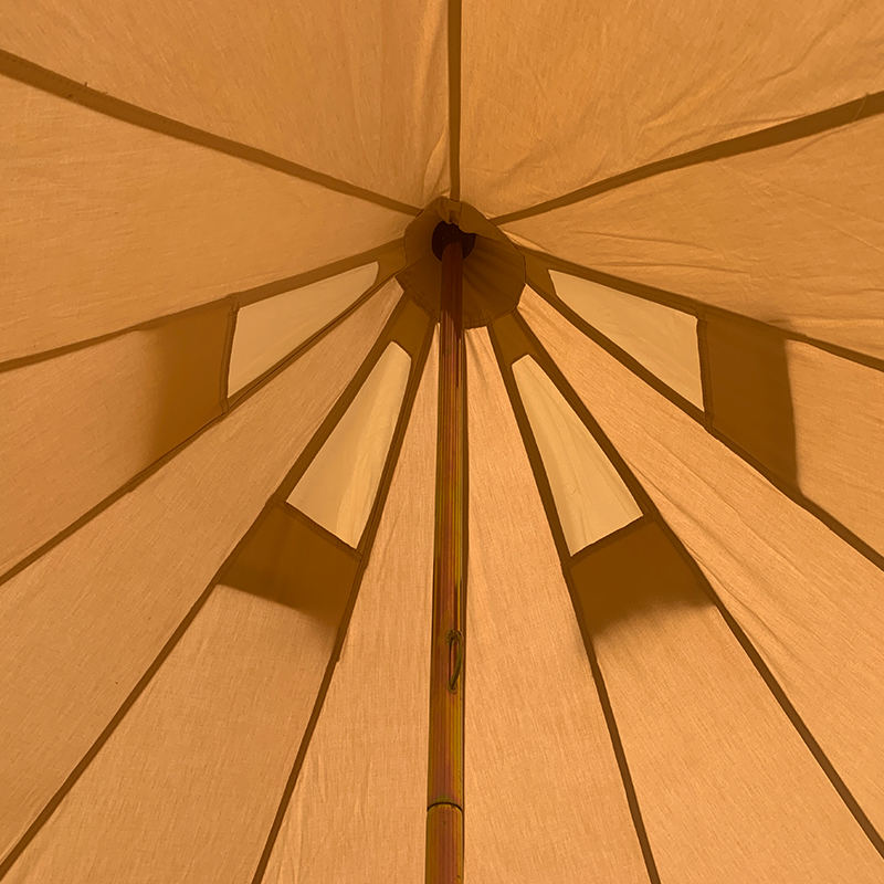 Tenda Lonceng Kanvas 4m 4 Orang untuk Berkemah Keluarga