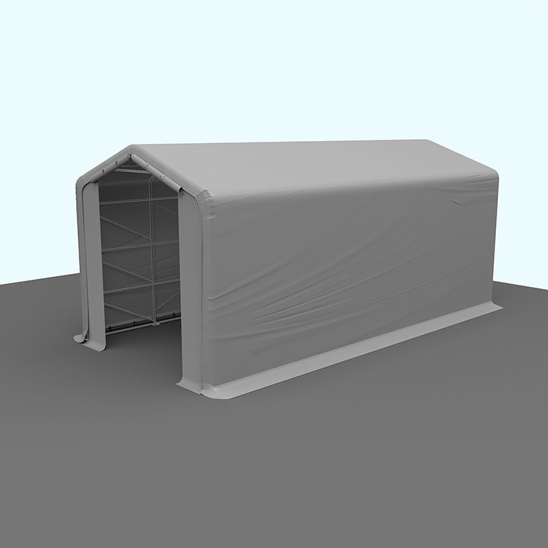 Tenda Penyimpanan Gudang Luar Ruangan Tinggi Samping 5X10 4m Garasi Besar Fleksibel