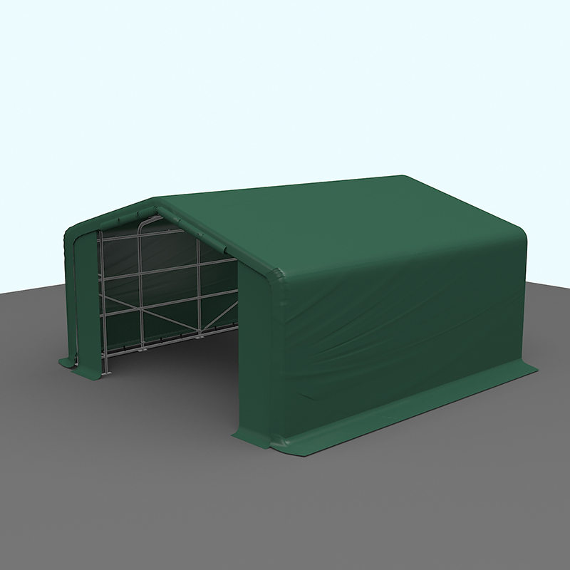 Aula Tenda Gudang Sementara Rangka Baja Galvanis Sepenuhnya Tinggi Samping 6X6 2,6m