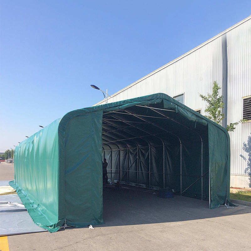 Tenda Penyimpanan Gudang Industri Tahan Suhu Tinggi Sideheight 6X12 2,6m