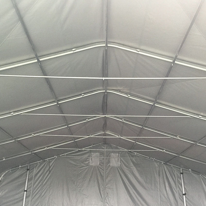 Aula Tenda Portabel Tenda Naungan Gudang Industri & Komersial Tinggi Samping 7x7 2.6m
