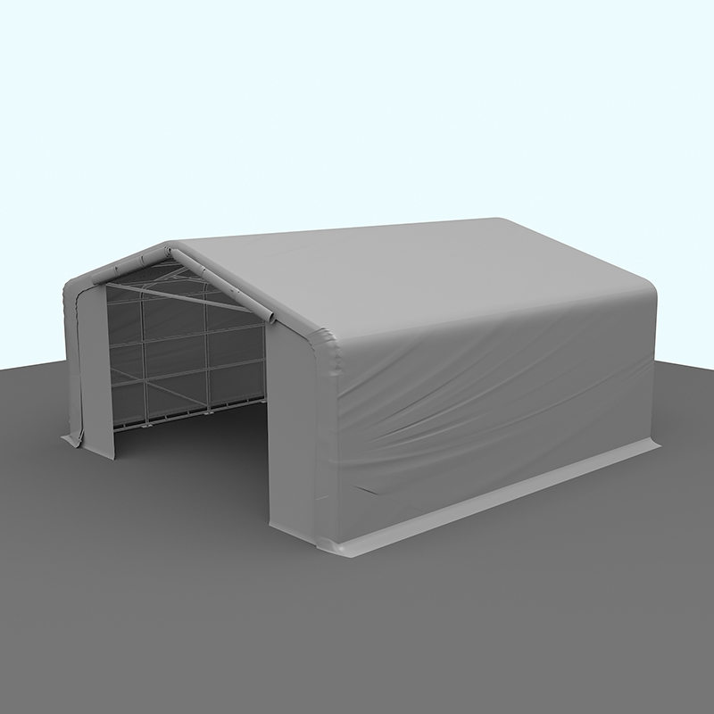 Aula Tenda Portabel Tenda Naungan Gudang Industri & Komersial Tinggi Samping 7x7 2.6m