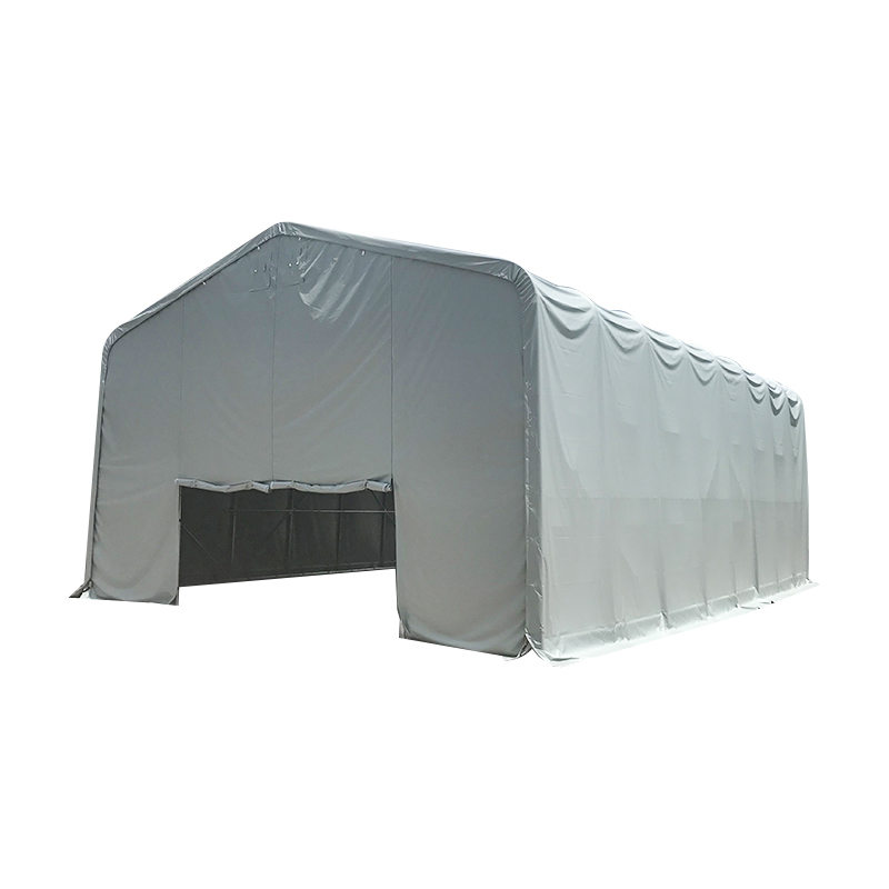Tenda Naungan Gudang Tahan UV Tinggi Samping 8X12 4M