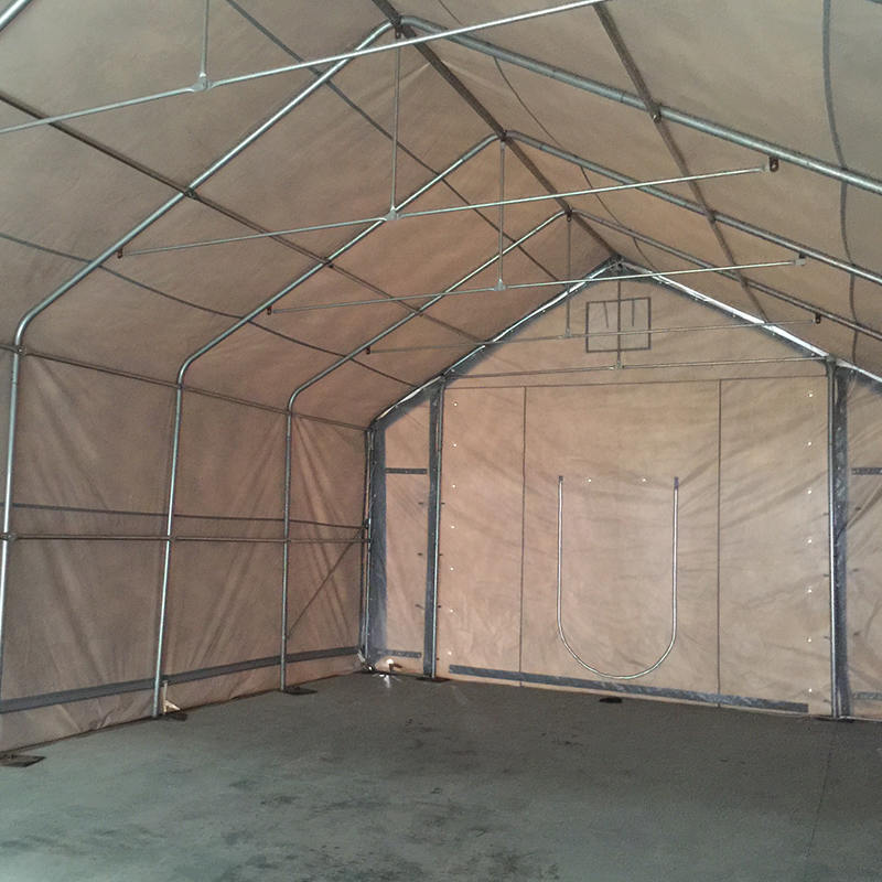 Tenda Penyimpanan Tahan Api Garasi Besar Luar Ruangan PVC 6x12-3m