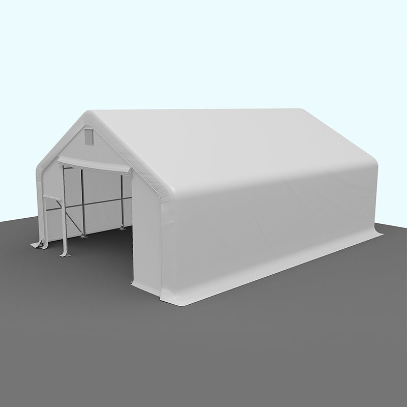 Tenda Penyimpanan Hijau Besar Industri Gudang PVC 8X12m-3m