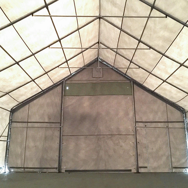 Tenda Penyimpanan Gudang Hijau Tugas Berat PVC 10X12m-3m