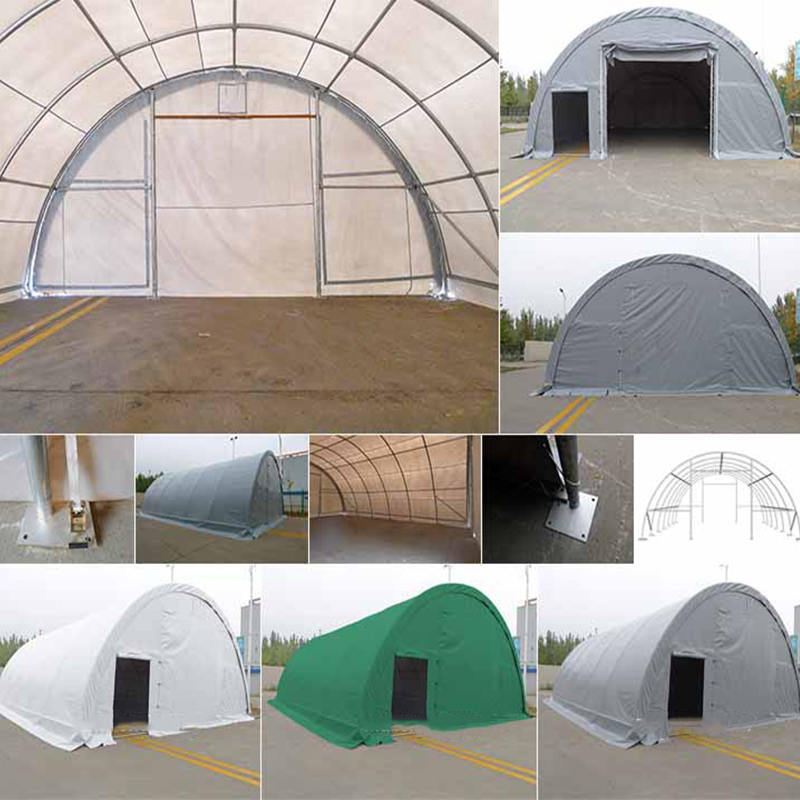 Tenda Penyimpanan Melengkung 9x12mx4.5, Aula Tenda Melengkung Bulat