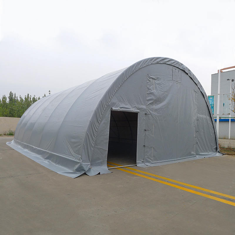 Tenda Penyimpanan Melengkung 9x12mx4.5, Aula Tenda Melengkung Bulat