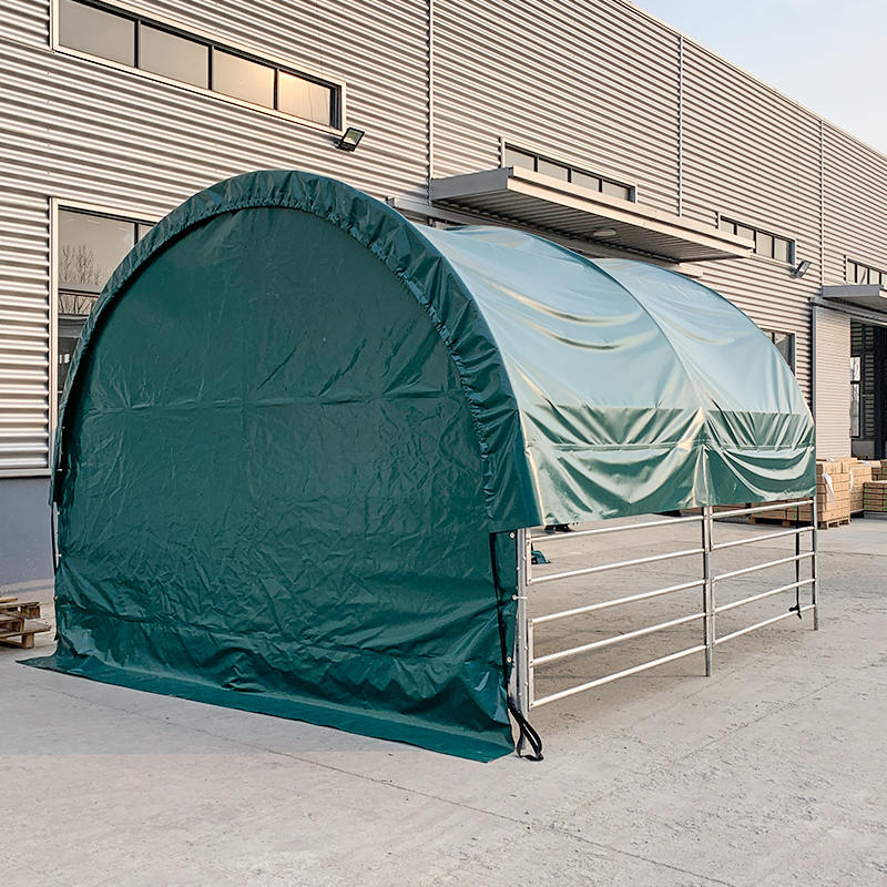 Tempat Penampungan Ternak Portabel 4x4mx3.15m untuk Kuda, Sapi, Domba