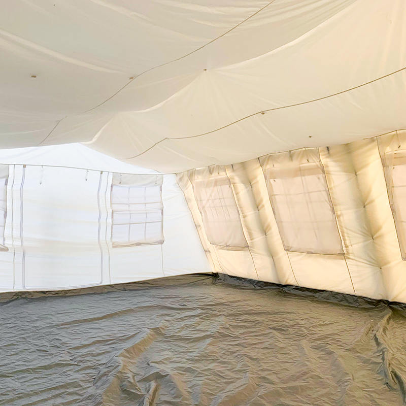 Tenda Huggy Tahan Api Serbaguna Standar UNICEF 42m²