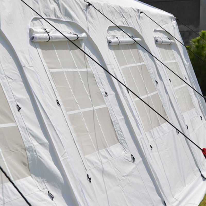 Tenda Huggy Tahan Api Serbaguna Standar UNICEF 42m²