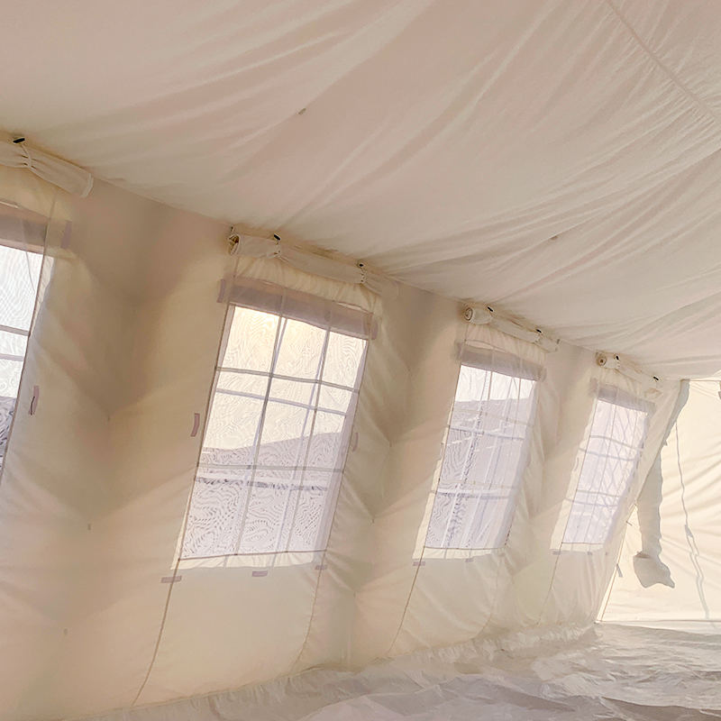 Tenda Huggy Tahan Api Serbaguna Standar UNICEF 42m²