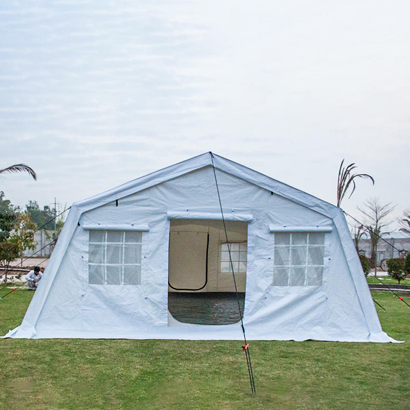 Tenda Huggy Tahan Api Serbaguna Standar UNICEF 42m²