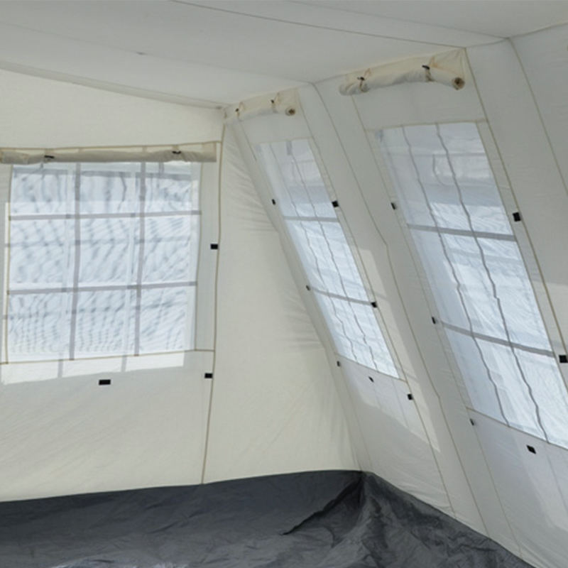 Tenda Huggy Penampungan Sementara Serbaguna Standar UNICEF 72m² dengan stabilisasi UV