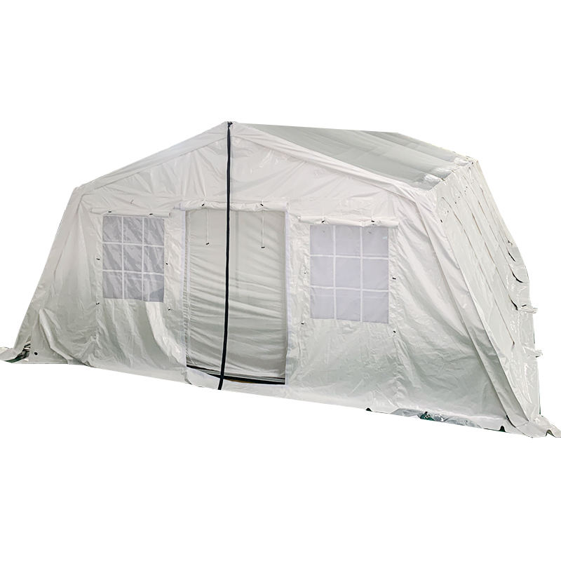 Tenda Huggy Penampungan Sementara Serbaguna Standar UNICEF 72m² dengan stabilisasi UV