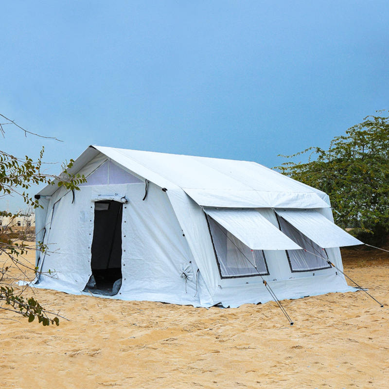 Tenda Hub Serbaguna Standar UNICEF 24m² dengan Sistem Ventilasi Yang Baik