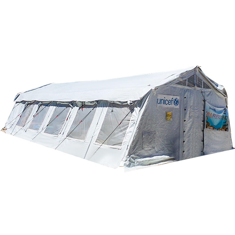 Tenda Hub Serbaguna Standar UNICEF 72m² digunakan untuk Penyimpanan, Rumah Sakit, Apotik, Sekolah, Kantor