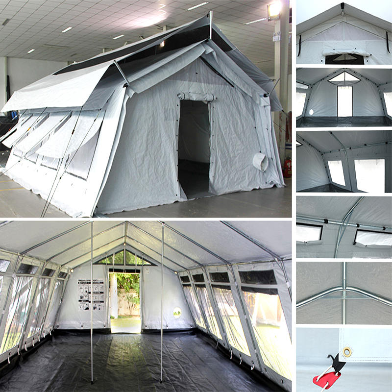 Tenda Hub Serbaguna Standar UNICEF 72m² digunakan untuk Penyimpanan, Rumah Sakit, Apotik, Sekolah, Kantor