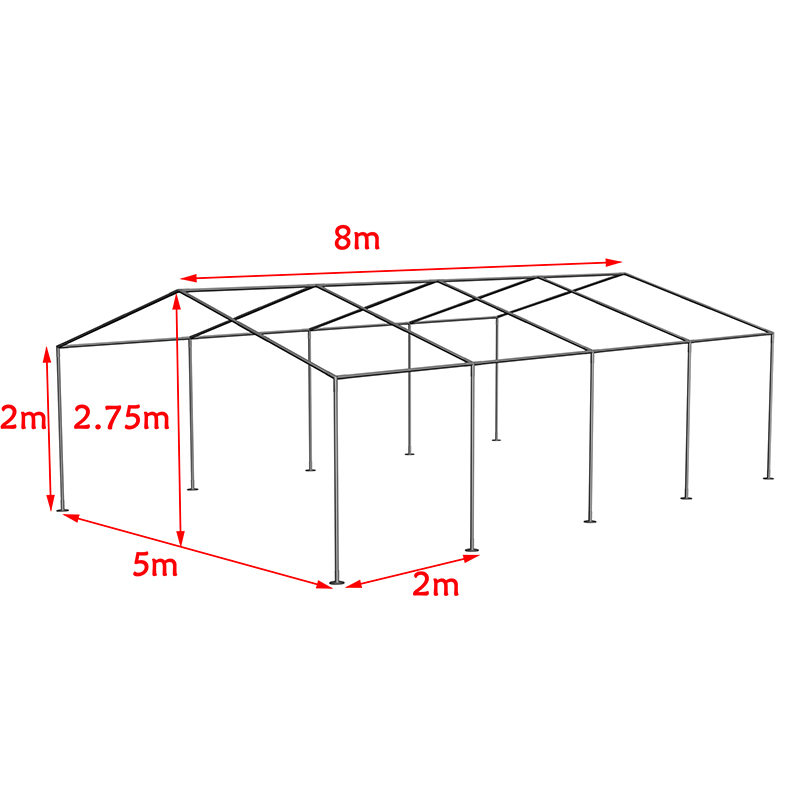 Tenda Pesta PE Outdoor 5x8m Ekonomis