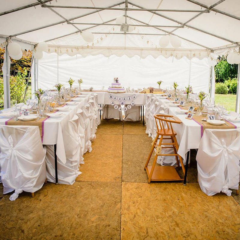 Tenda Pesta PVC 7x15m Tenda Mewah untuk Pesta Kebun