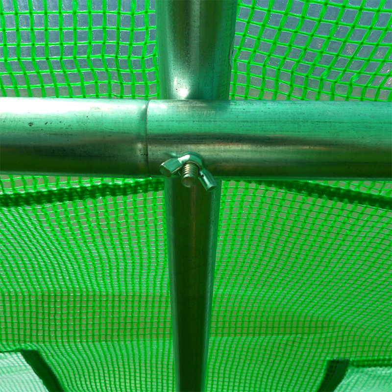 Rumah Kaca Polytunnel Tugas Berat Besar 4x10x2.3m