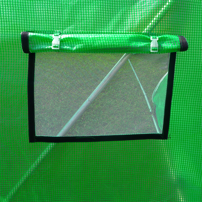 Rumah Kaca Polytunnel Tugas Berat Besar 4x10x2.3m