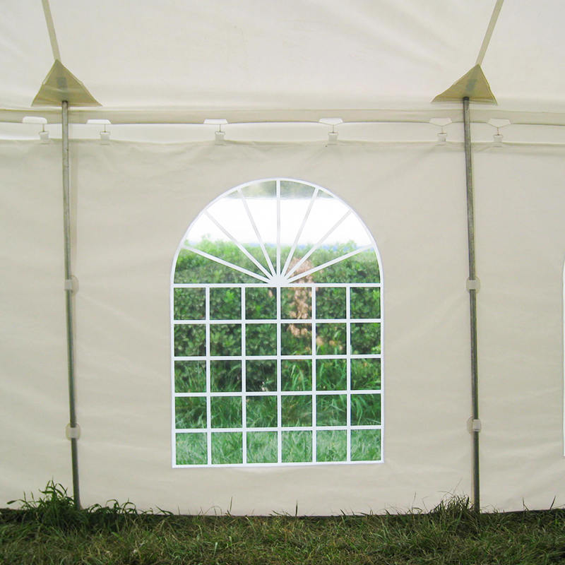 Tenda Tiang Acara PVC Tradisional 7X12m dengan Jendela