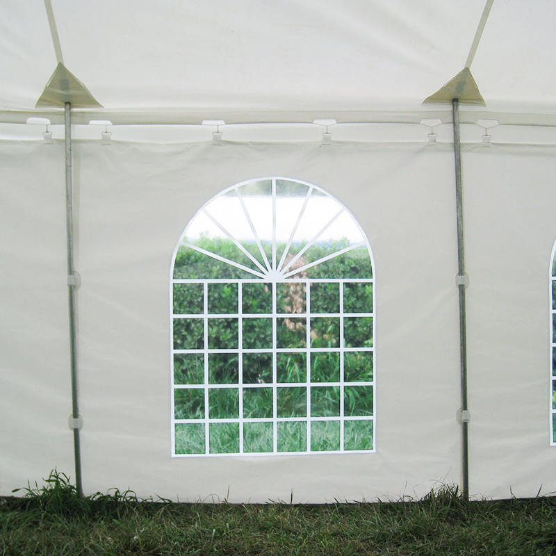 Tenda Tiang Tugas Berat PVC Tradisional 9X18m