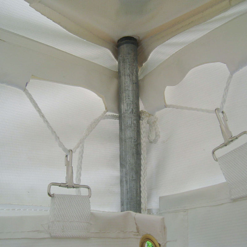 Tenda Tiang Tugas Berat PVC Tradisional 9X18m