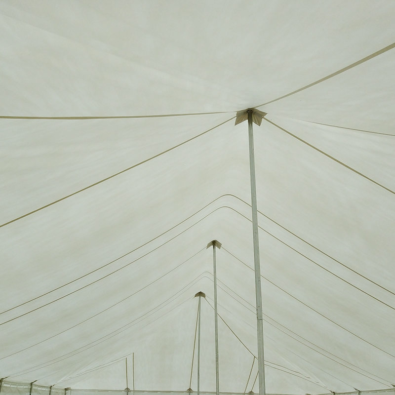 Tenda Tiang Tugas Berat PVC Tradisional 9X18m