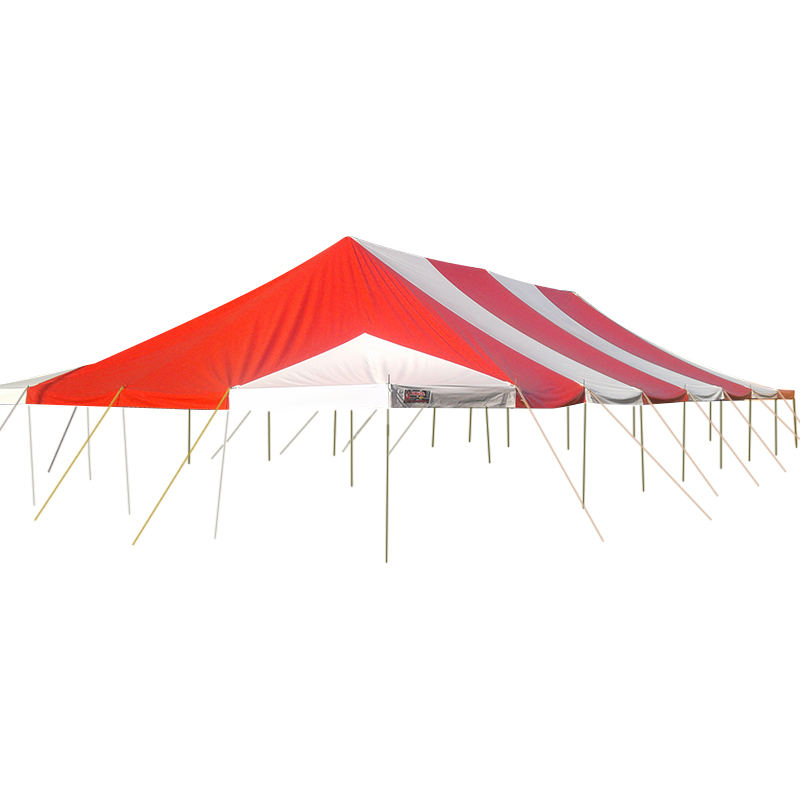 Tenda Tiang Tugas Berat PVC Tradisional 9X18m