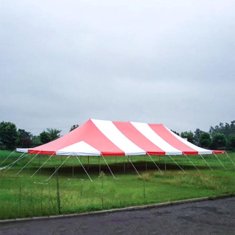 Tenda Tiang Tugas Berat PVC Tradisional 9X18m