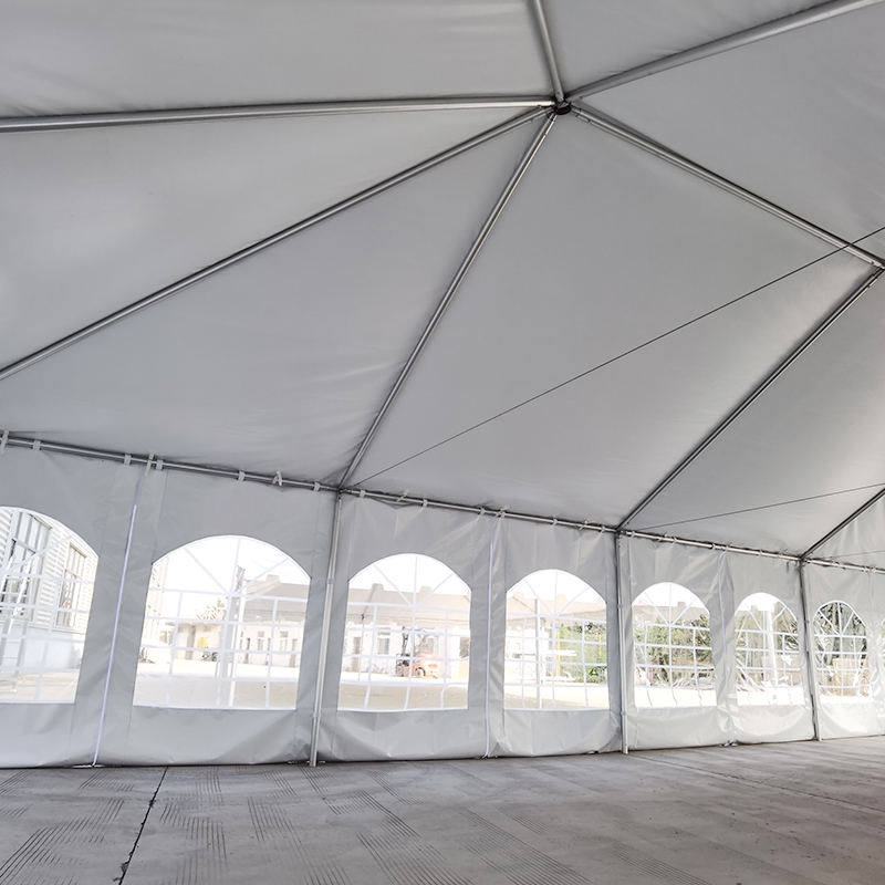 Tenda Pesta PVC Tabung Aluminium Tunggal Rangka Pantai Barat 20