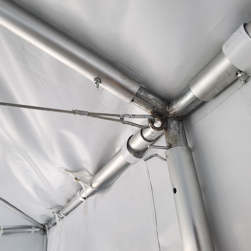 Tenda Pesta PVC Tabung Aluminium Tunggal Rangka Pantai Barat 20