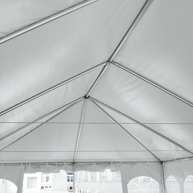 Tenda Pesta PVC Tabung Aluminium Tunggal Rangka Pantai Barat 20