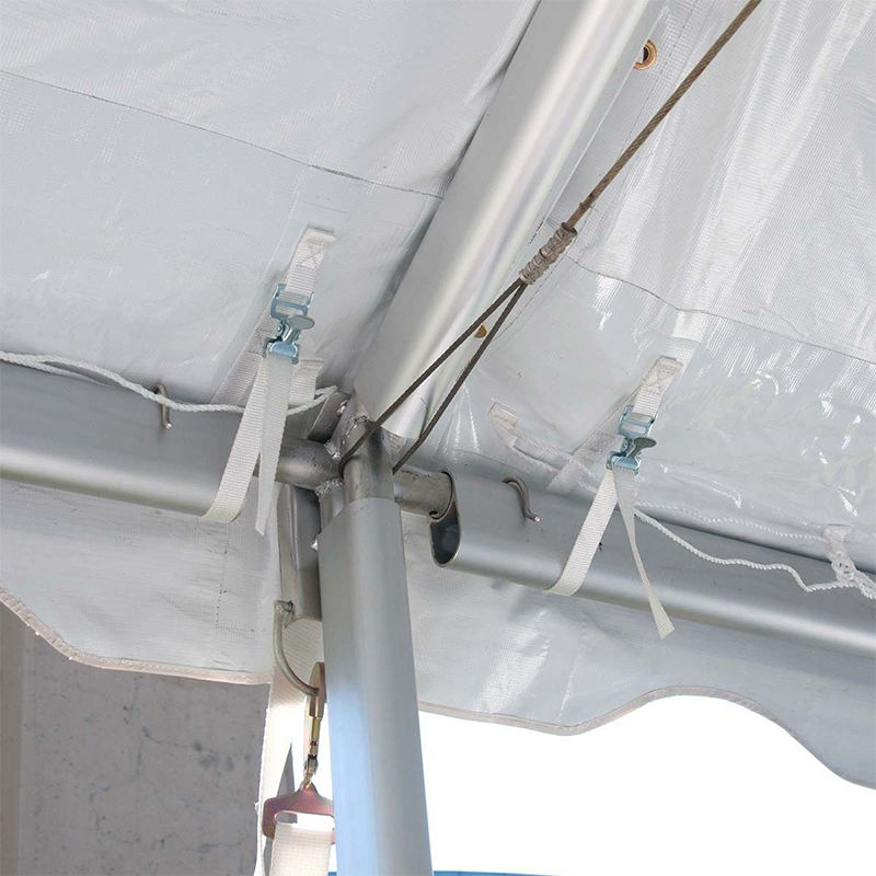 Tenda Pesta PVC Bagian Tabung Aluminium Kembar Rangka Pantai Barat 30 