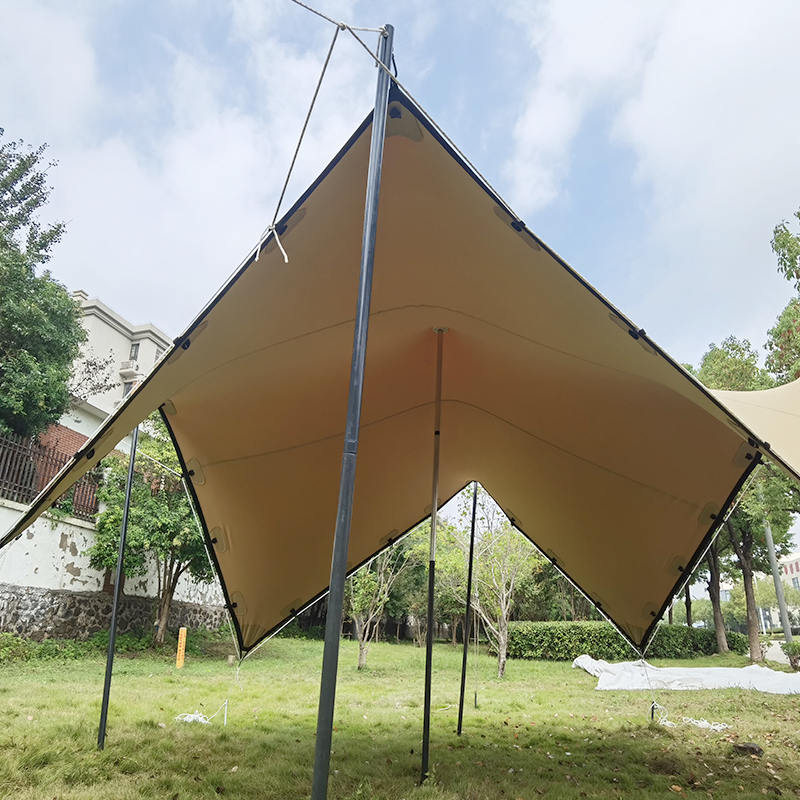 Tenda Peregangan Kecil Luar Ruangan 4,5x4,5m