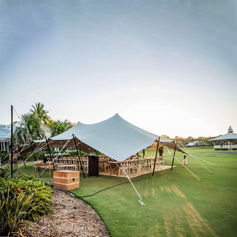 Tenda Peregangan Fleksibel Tahan UV 8x10m