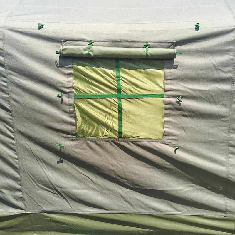 Tenda Tiang Surplus Militer Kanvas 4,8x10,0m