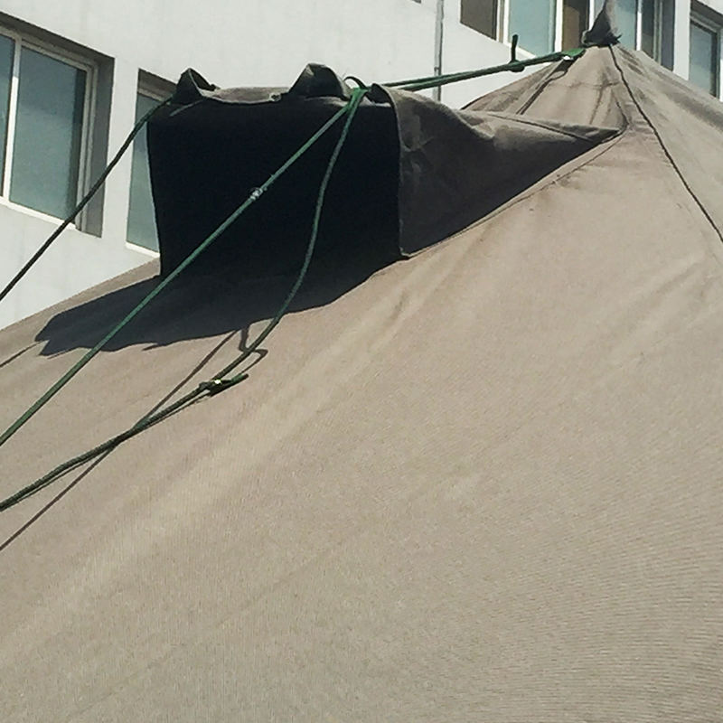 Tenda Tiang Surplus Militer Kanvas 4,8x10,0m