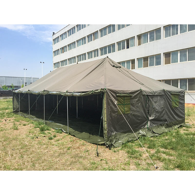 Tenda Tiang Surplus Militer Kanvas 4,8x10,0m