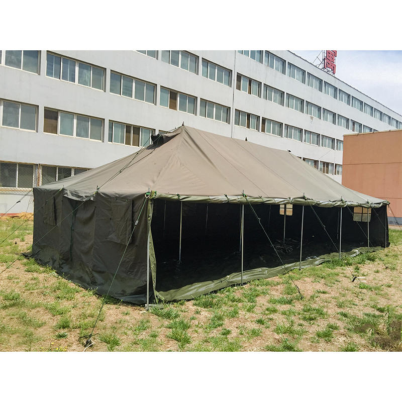 Tenda Tiang Surplus Militer Kanvas 4,8x10,0m