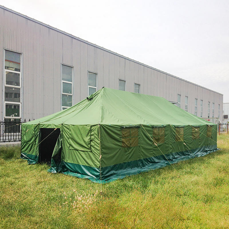 Tenda Tiang Surplus Militer Kanvas 4,8x10,0m