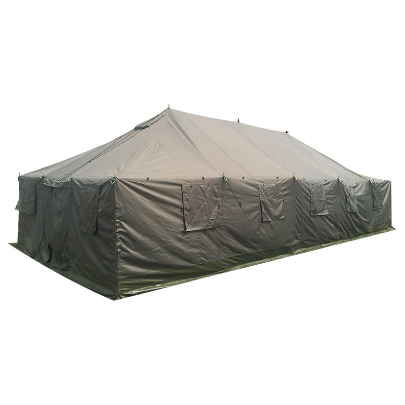Tenda Tiang Surplus Militer Kanvas 4,8x10,0m